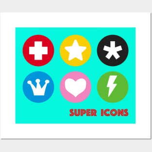 Super Icons Posters and Art